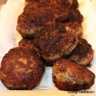 Turkey Sausage Boulettes - or patties