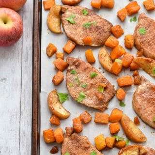 Sheet Pan Brown Sugar Pork Chops