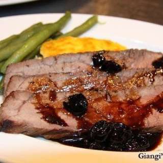 London Broil with Balsamic-Honey Sauce