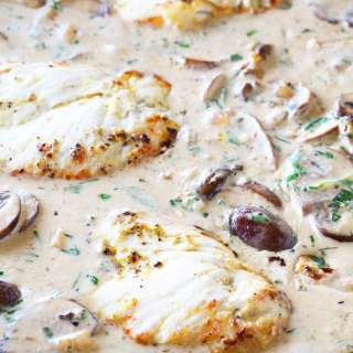 Creamy Tarragon Dijon Skillet Chicken