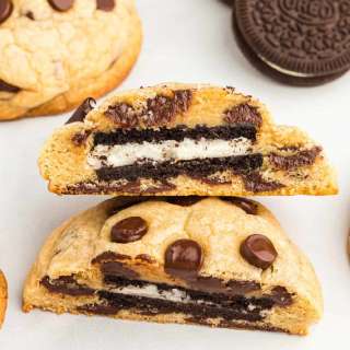Oreo Stuffed Chocolate Chip Cookies