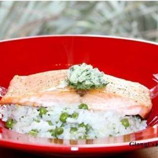 Salmon with Beurre Maitre D'Hotel