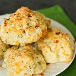 Cheesy Zucchini and Sun-Dried Tomato Scones