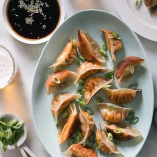 Vegetarian Carrot Ginger Potstickers