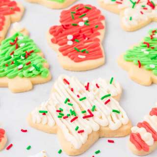 Soft Christmas Sugar Cookies