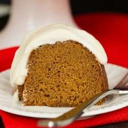 Gingerbread Bundt Cake with Cream Cheese Icing