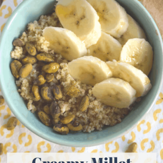 Creamy Banana Millet Porridge