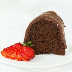 Chocolate Bundt Cake with Chocolate Fudge Icing