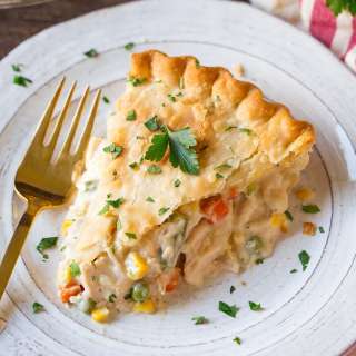 Chicken Pot Pie {Easy Shortcut Recipe}