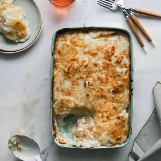 Goat Cheese Potato Gratin Recipe