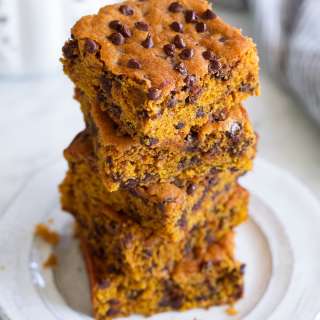 Pumpkin Bars with Chocolate Chips