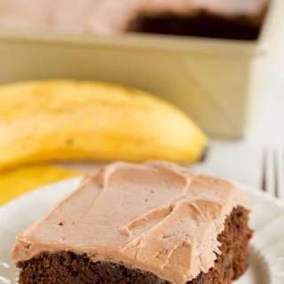 Chocolate Banana Cake with Chocolate Cream Cheese Frosting