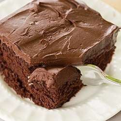 Chocolate Cake with Whipped Mocha Ganache Frosting