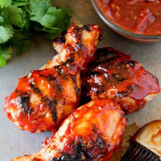 Hickory Smoked BBQ Chicken Drumsticks
