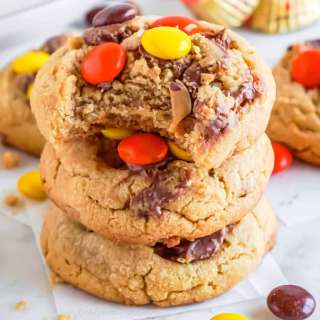 Reese's Pieces Peanut Butter Chip Cookies
