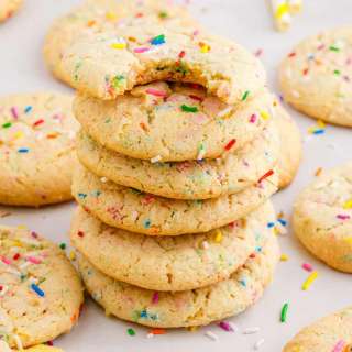 Funfetti Cake Mix Cookies