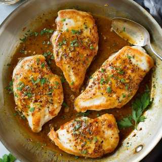 Maple-Mustard Skillet Chicken