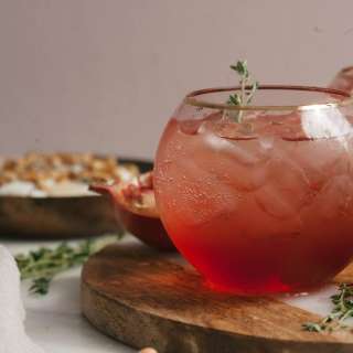 Blood Orange & Pomegranate Thyme Spritz