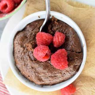 Gluten-Free Chocolate Cashew Mug Cake