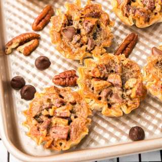 Mini Pecan Chocolate Pies