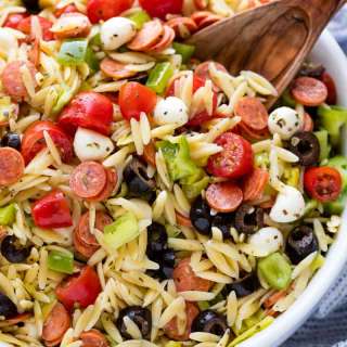 Italian Orzo Pasta Salad