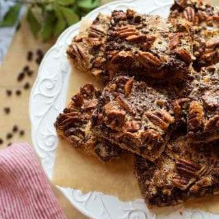 Gluten Free Chocolate Pecan Pie Bars