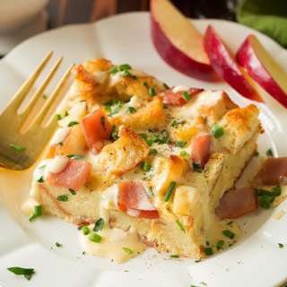 Overnight Eggs Benedict Casserole