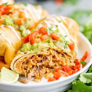 Air Fryer Chimichangas