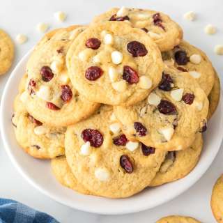 Cranberry White Chocolate Chip Cookies