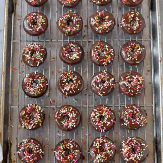 Gluten Free Chocolate Cake Donuts