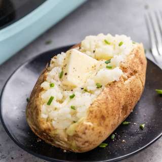 Microwaved Baked Potato