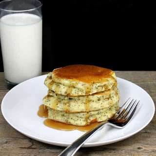Almond Poppyseed Pancakes