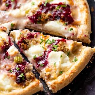 Thanksgiving Leftover Pizza