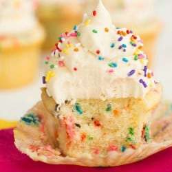 Funfetti Cupcakes (from scratch!)