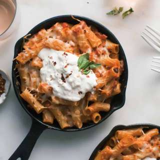 Veggie Baked Ziti for Two Recipe
