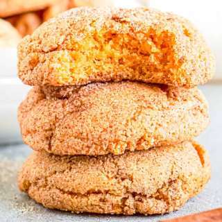 Pumpkin Snickerdoodle Cookies