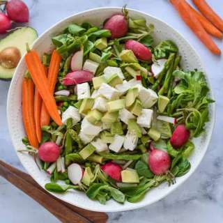 Spring Green Salad with Asparagus