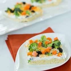Veggie Pizza Appetizer