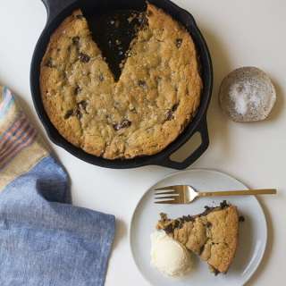 Chocolate Chip Skillet Cookie