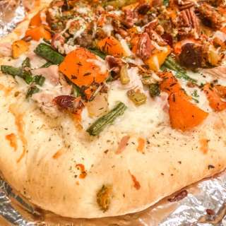 Holiday Leftovers Pizza