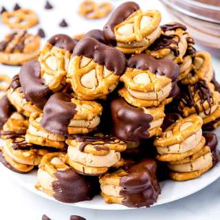 Peanut Butter Pretzel Buckeyes