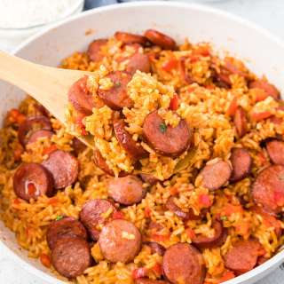One Pot Smoked Sausage And Rice