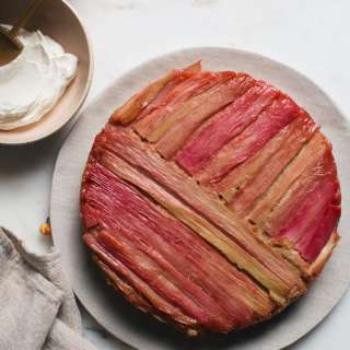 Rhubarb Upside Down Cake