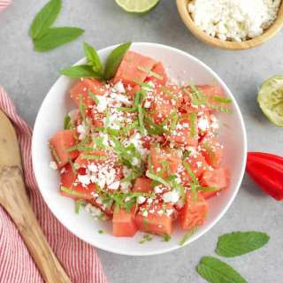 Skinny Watermelon Feta Salad