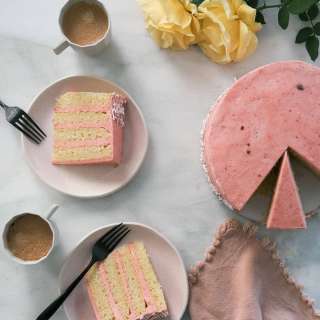Corn Cake with Guava Frosting Recipe