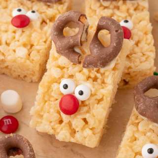 Reindeer Rice Krispie Treats