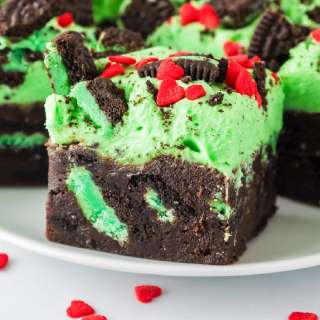 Grinch Brownies