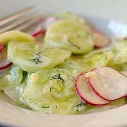 Creamy Cucumber Salad