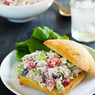 Greek Chicken Salad Sandwiches