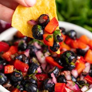Blueberry Bell Pepper Salsa